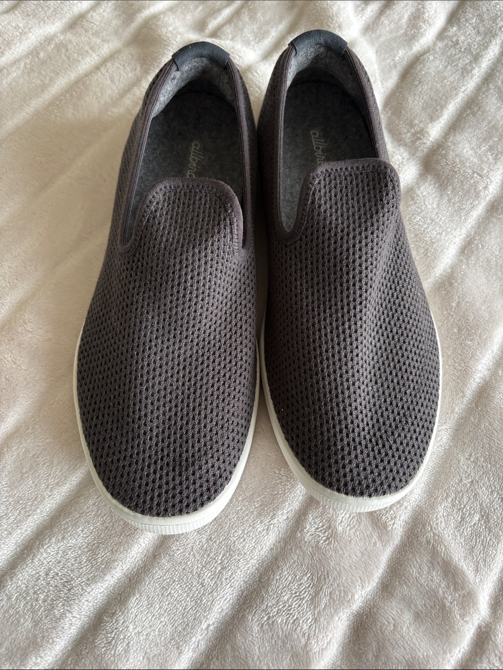 Allbirds Women’s Tree Lounger Slip-On Knit Sneakers - Charcoal - Picture 2 of 5
